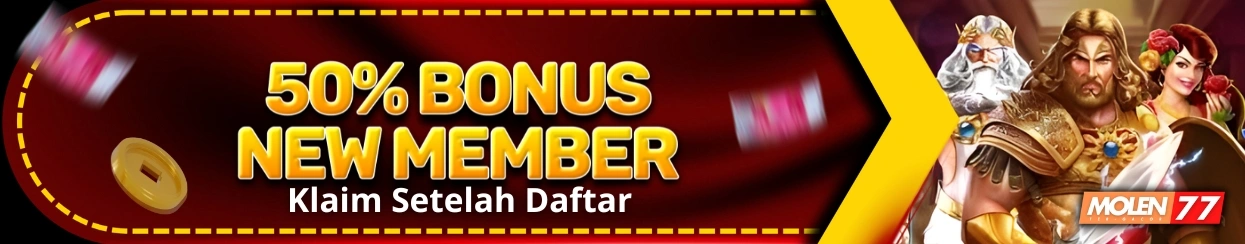 BONUS NEW MEMBER 50%