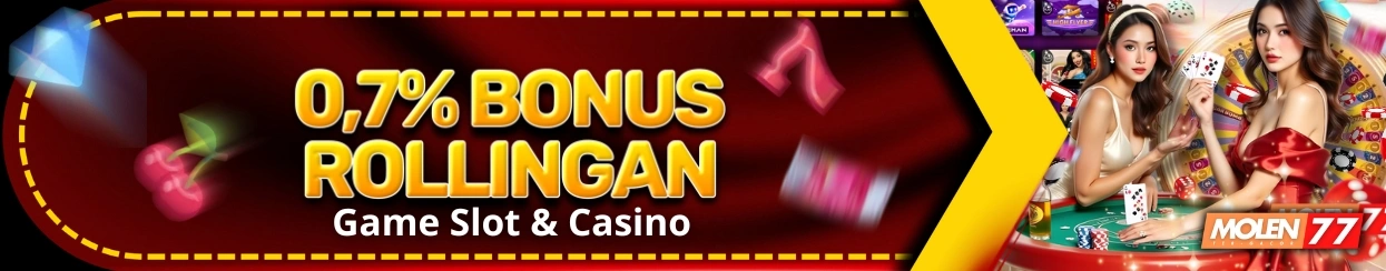BONUS MINGGUAN SLOT 0,7%