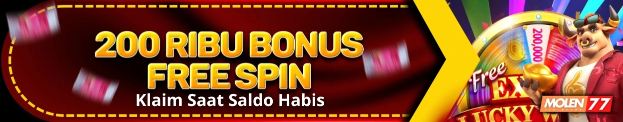 BONUS LUCKY SPIN 200 RIBU