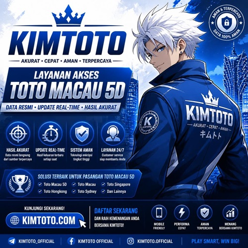 KIMTOTO # Layanan Journal Toto Macau 5D Terpercaya & Hasil Macau 5D Terakurat Cepat Malam Ini