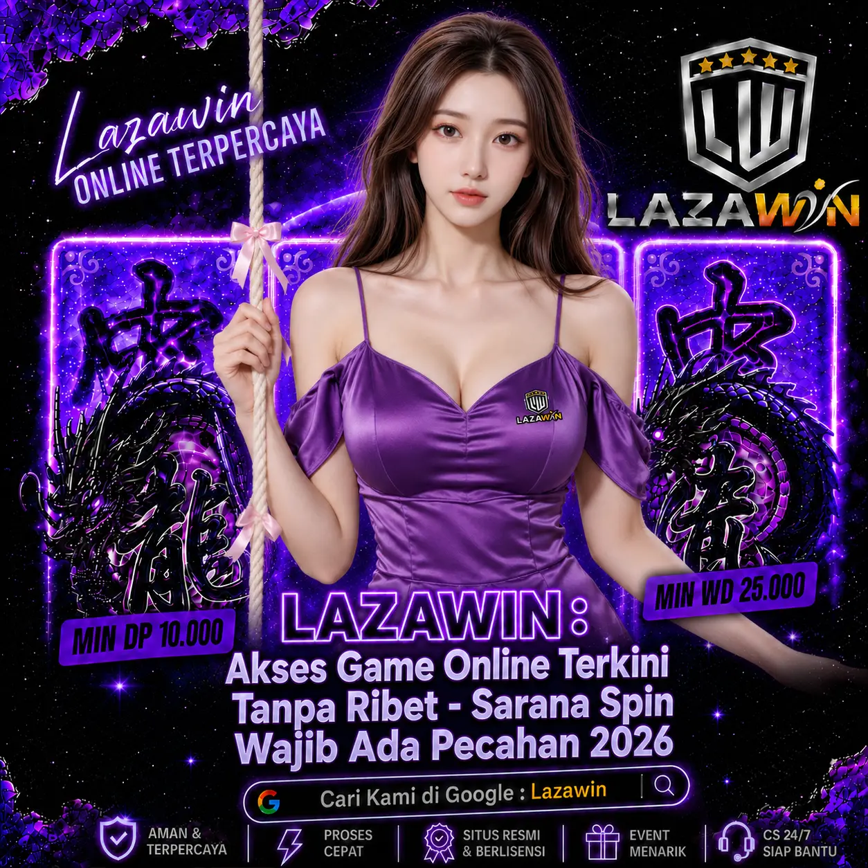 LAZAWIN : Sarana Spin Game Online Terkini dengan Pilihan Pecahan Tanpa Ribet 2026