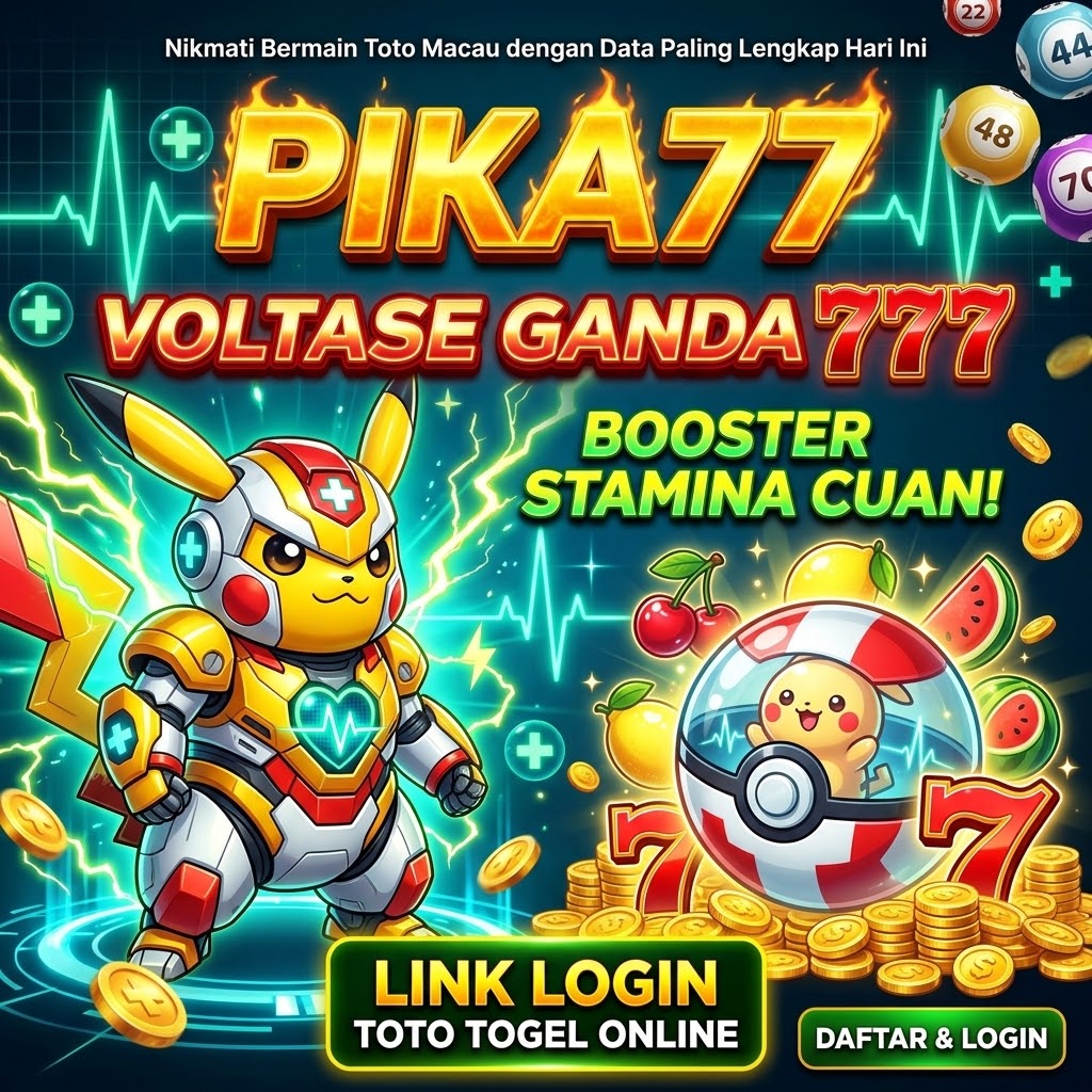 PIKA77 : Detak Voltase Ganda 777: Terapi Anti-Stres dengan Sensasi Jackpot Sehat Penuh Energi!