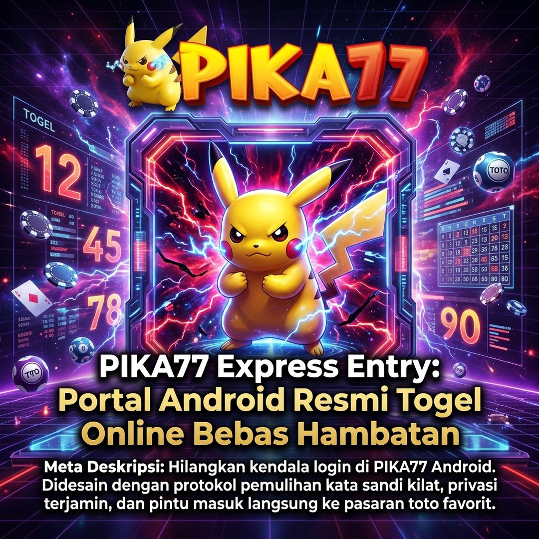 PIKA77 Express Entry: Portal Android Resmi Togel Online Bebas Hambatan